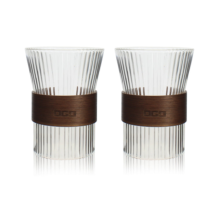 Ogo Living Lot De 2 Tasses KARL En Verre Borosilicate 250ml