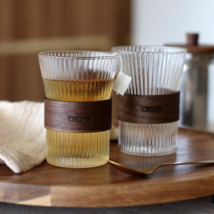 ogo living Lot de 2 tasses KARL en verre borosilicate 250ml