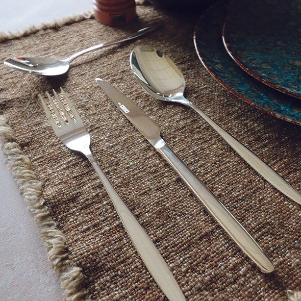 ogo living Lot de 6 couteaux à steak ATHENA en acier inoxydable