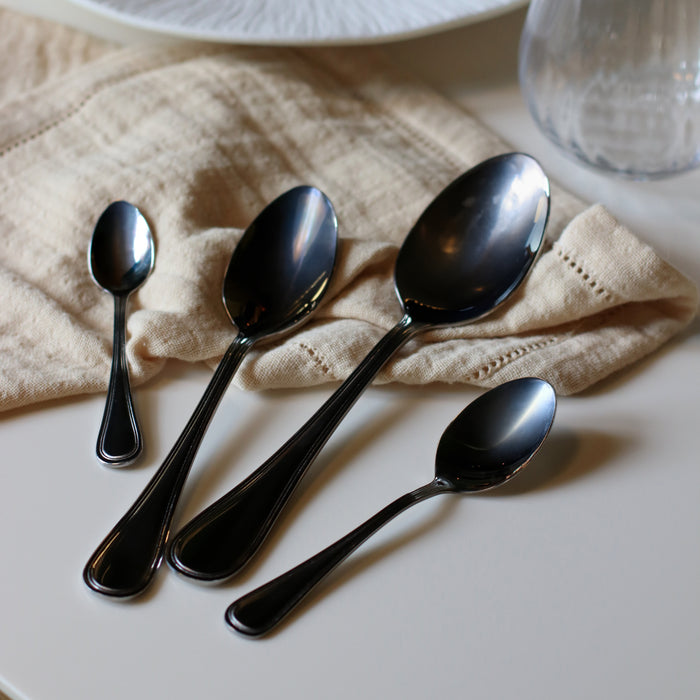 ogo living Lot de 6 cuillères de table FILLA en acier inoxydable