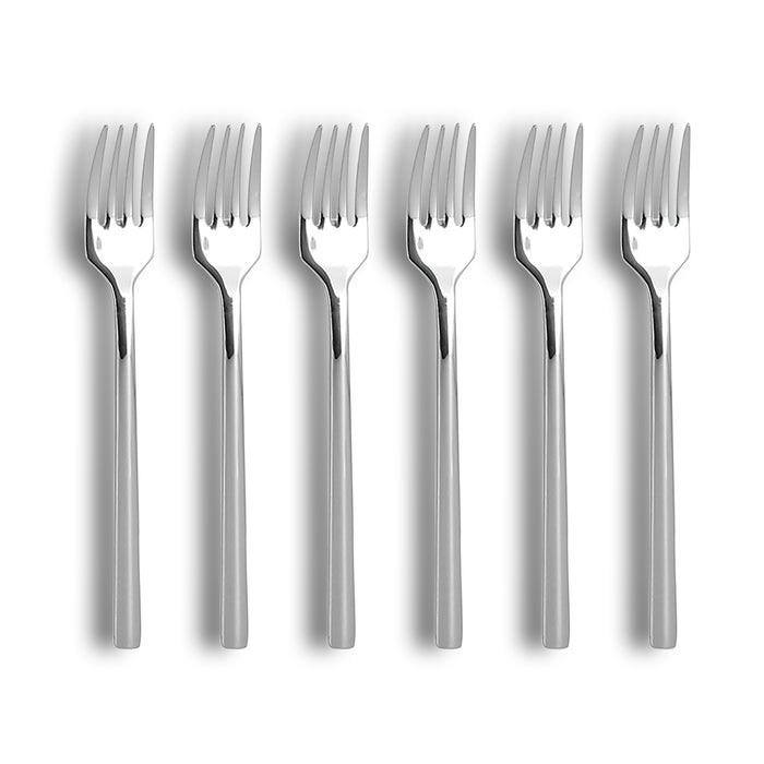 Ogo Living Lot De 6 Fourchettes à Dessert NATURE En Acier Inoxydable