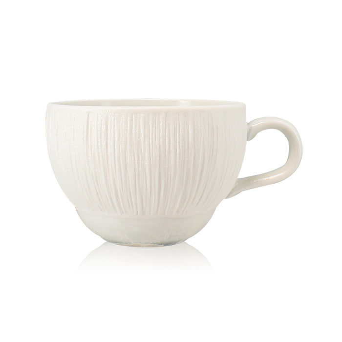 Ogo Living Lot De 6 Tasses Et Soucoupes URUS Bleues 15cm