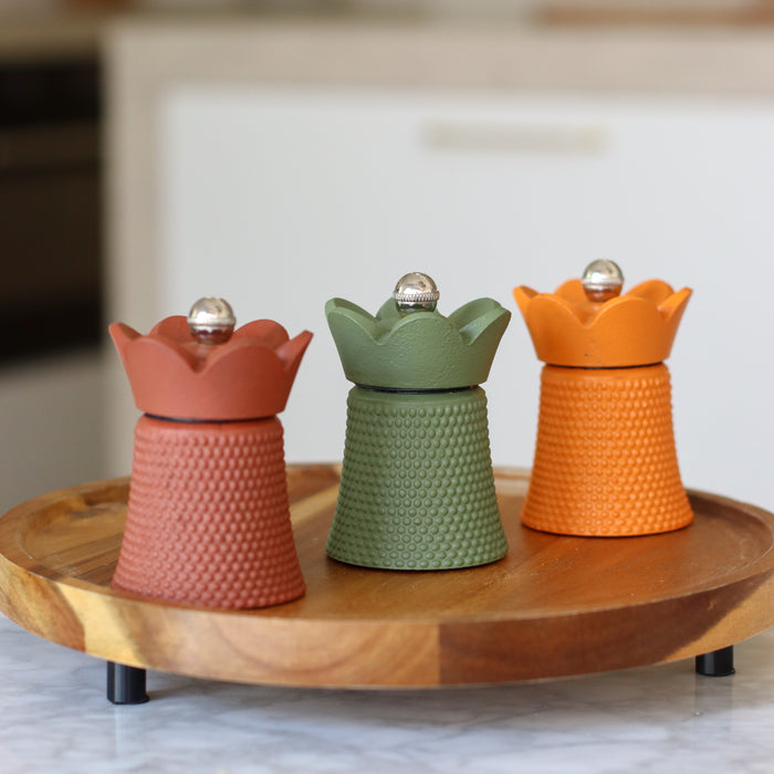 Ogo Living Moulin à Poivre En Fonte Et Acier HAWAI Kaki