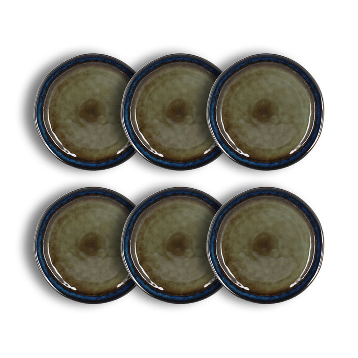 ogo living Assiette à dessert CERTALDO marron 20cm