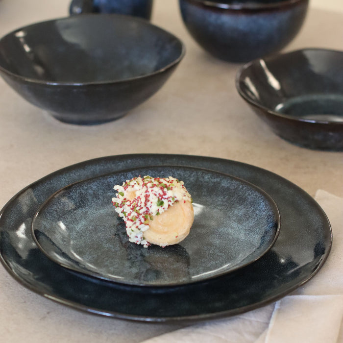 ogo living Assiette à dessert COSTA bleue 21cm