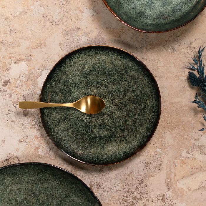 Ogo Living Assiette à Dessert GRENADA Vert 20 5cm