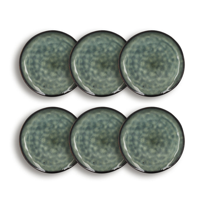 Ogo Living Assiette à Dessert GRENADA Vert 20 5cm