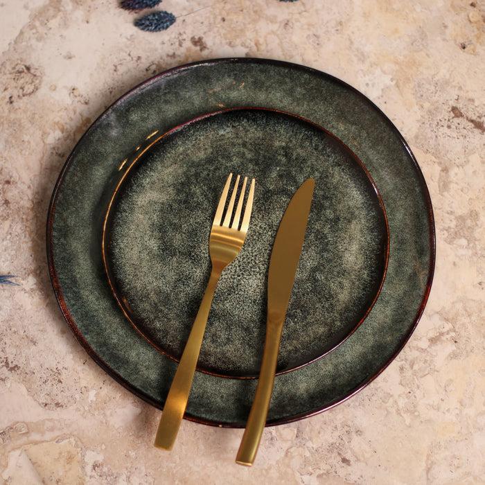 ogo living Assiette à dessert GRENADA vert 20 5cm