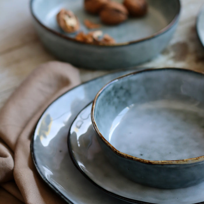 ogo living Assiette coupe ARONAL bleue 16cm