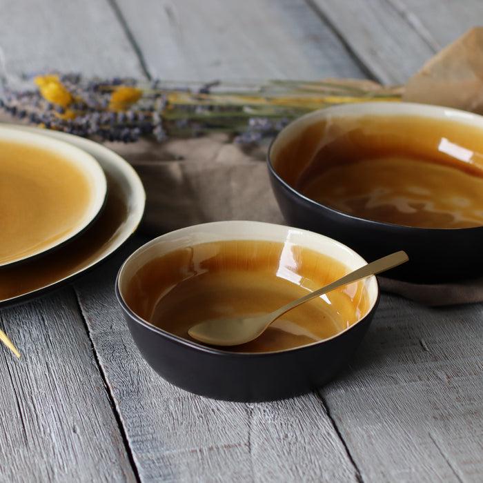 Ogo Living Assiette Coupe BALATA Jaune 16cm