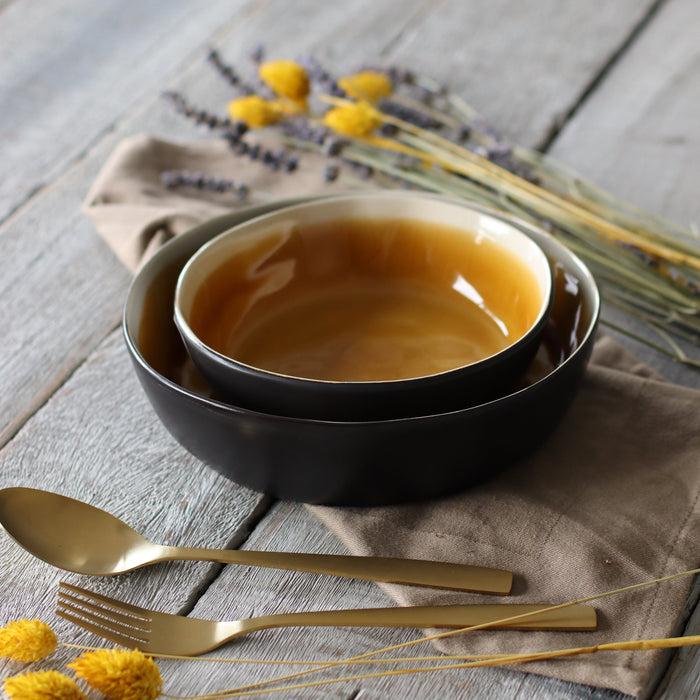 Ogo Living Assiette Coupe BALATA Jaune 20cm