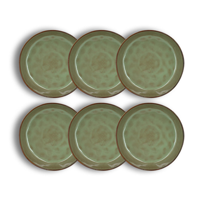 ogo living Assiette coupe BARBADE verte 20cm