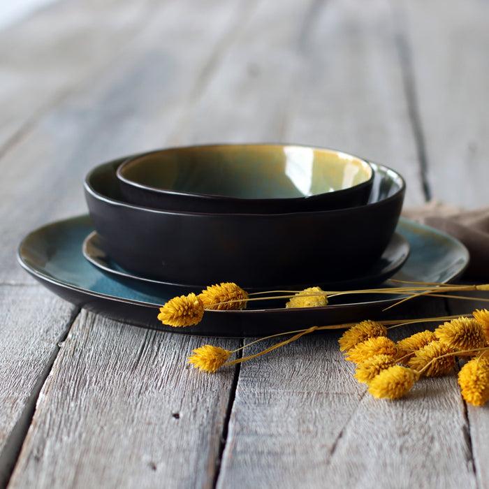 Ogo Living Assiette Coupe MOTALA Bleue 16cm