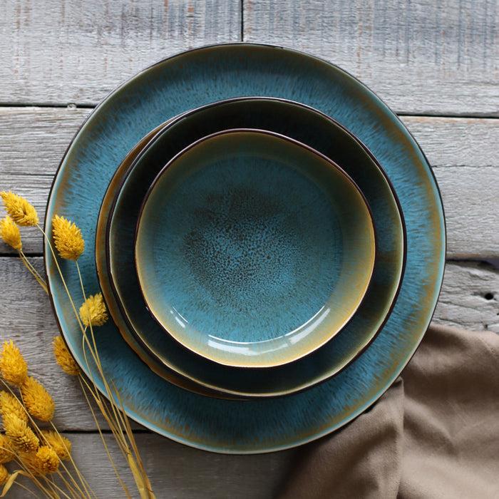 ogo living Assiette coupe MOTALA bleue 16cm