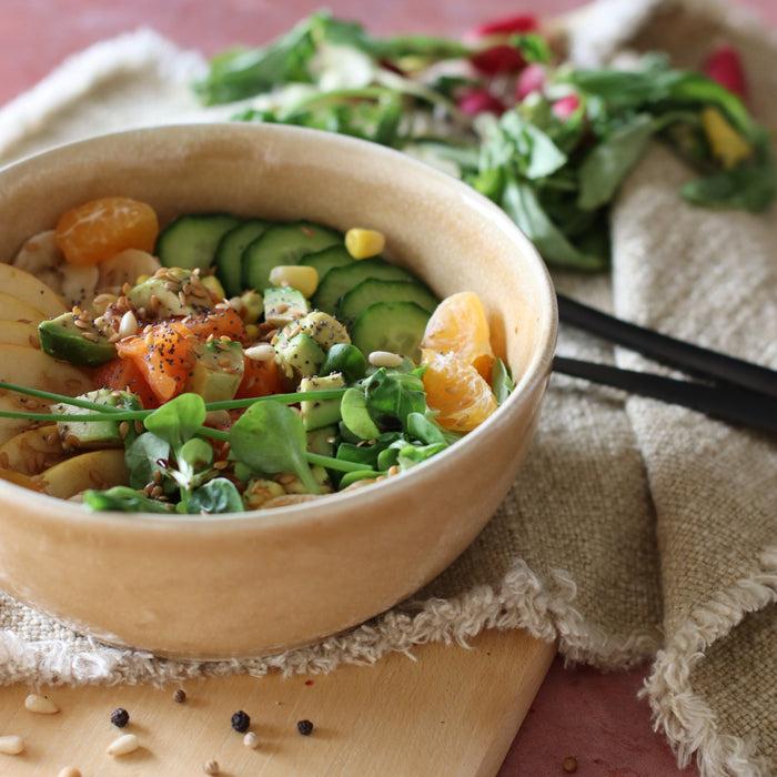 Ogo Living Assiette Coupe POKE BOWL Ocre 18cm