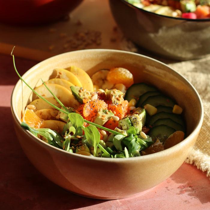 Ogo Living Assiette Coupe POKE BOWL Ocre 18cm