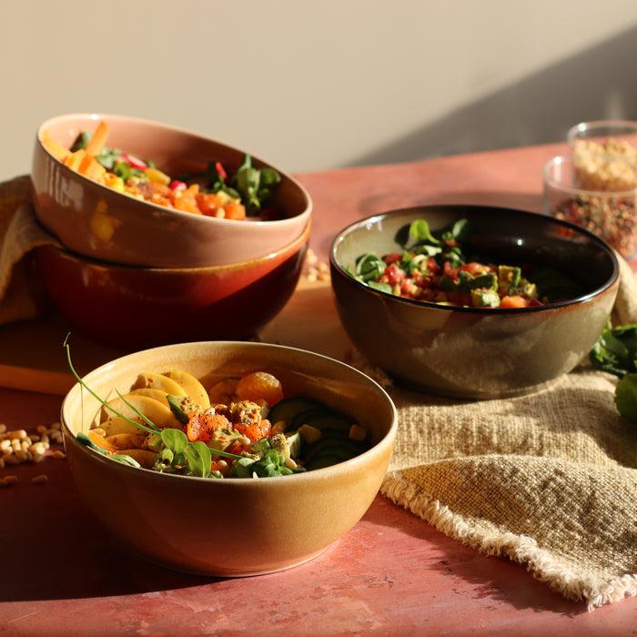 Ogo Living Assiette Coupe POKE BOWL Rose 18cm