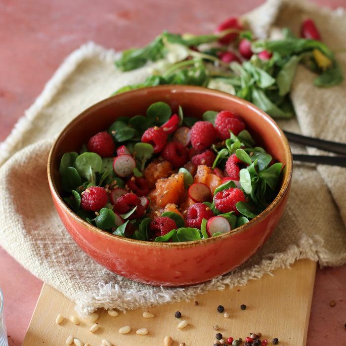 Ogo Living Assiette Coupe POKE BOWL Rouge 18cm