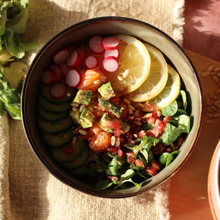 Ogo Living Assiette Coupe POKE BOWL Vert 18cm