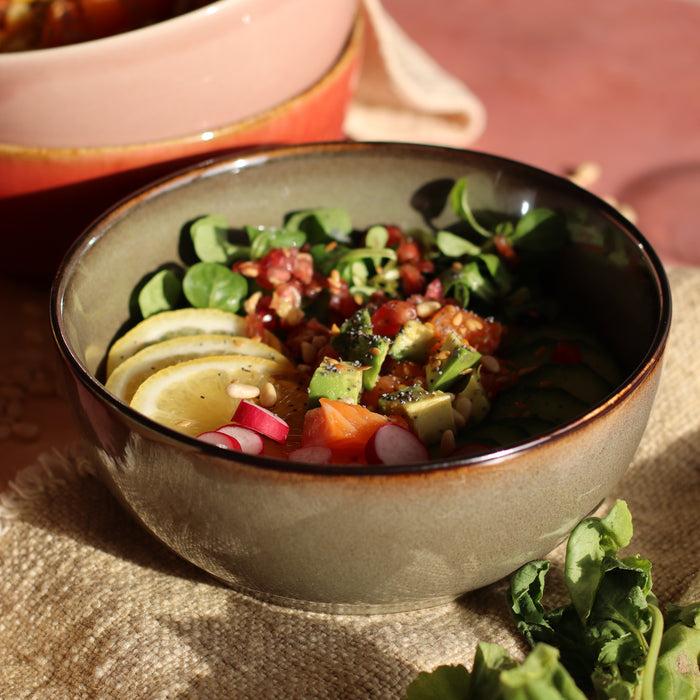 ogo living Assiette coupe POKE BOWL vert 18cm