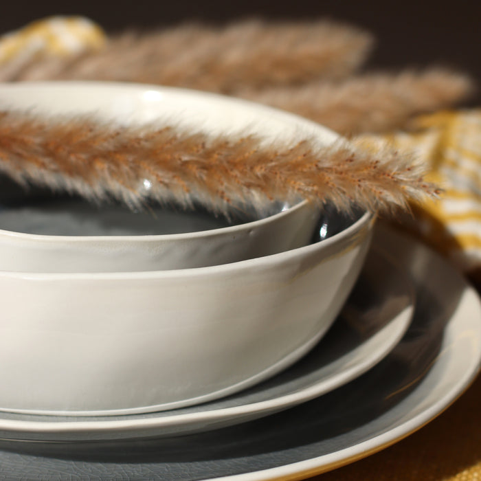 Ogo Living Assiette Creuse CAP Grise 16cm