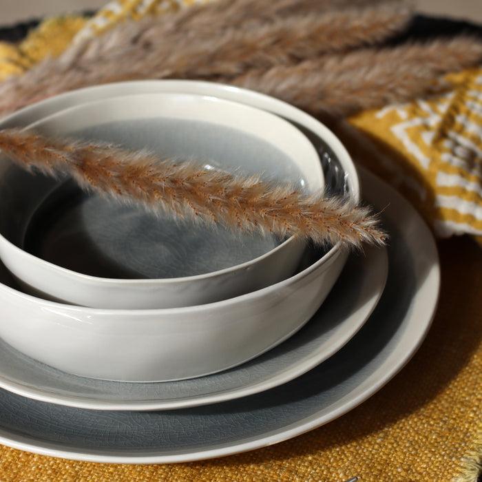 Ogo Living Assiette Creuse CAP Grise 20cm