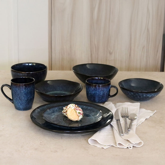 ogo living Assiette creuse COSTA bleue 19 5cm