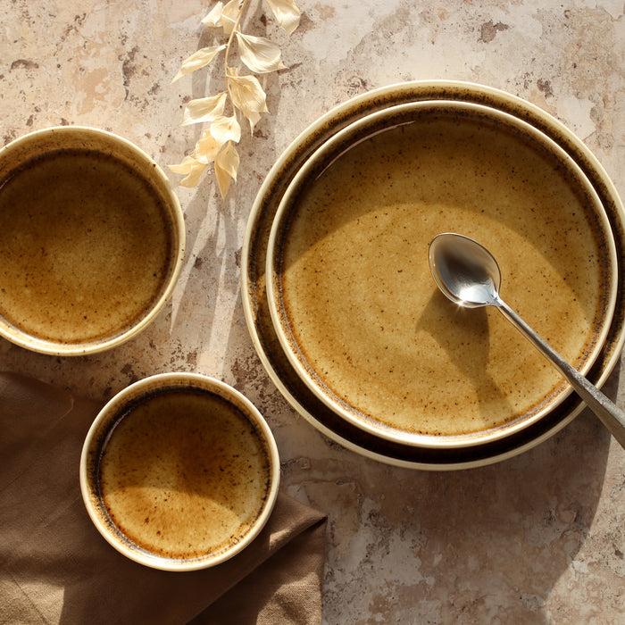 ogo living Assiette creuse STACK beige 12cm