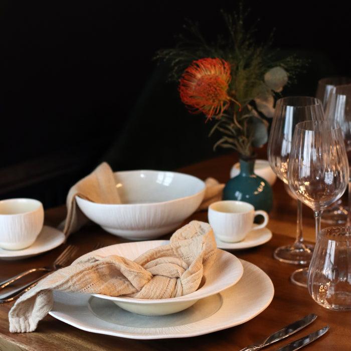 ogo living Assiette creuse URUS beige 20cm