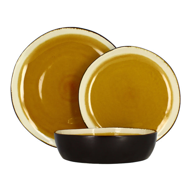 Ogo Living Assiette Plate BALATA Jaune 27 5cm