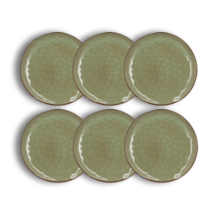 ogo living Assiette plate BARBADE verte 27 5 cm