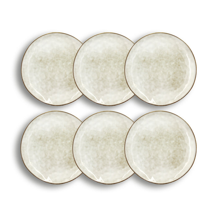 ogo living Assiette plate BORAL grise 27 5cm