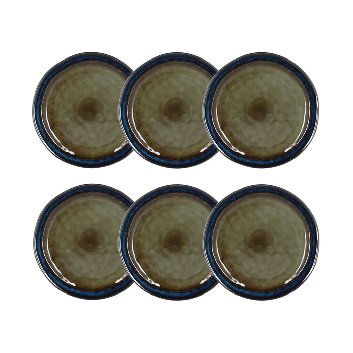 ogo living Assiette plate CERTALDO marron 27cm