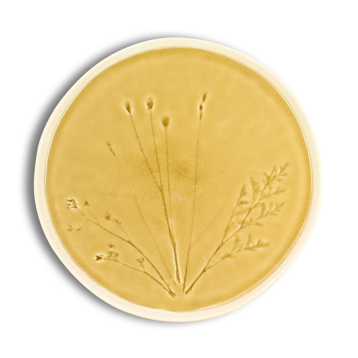 Ogo Living Assiette Plate FLÉ Jaune Moutarde 26cm