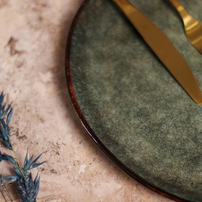 Ogo Living Assiette Plate GRENADA Vert 27 5cm