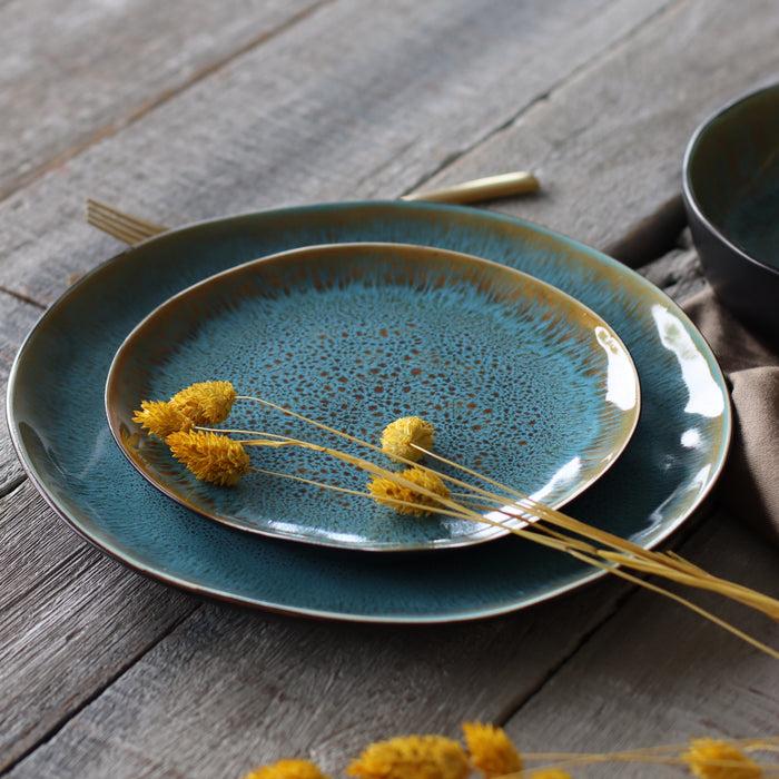 Ogo Living Assiette Plate MOTALA Bleues 27 5cm