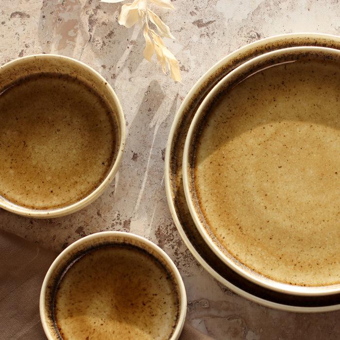 ogo living Assiette plate STACK beige 25cm