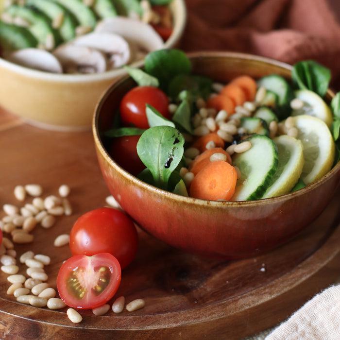 ogo living Bol POKE BOWL rouge 12 5cm