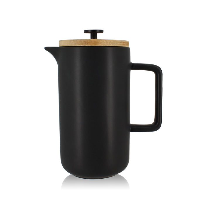 Ogo Living Cafetière à Piston Céramique KEYGO