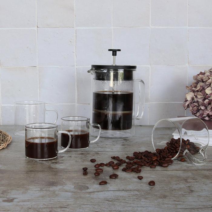 Ogo Living Cafetière à Piston Verre HELYA 800ml