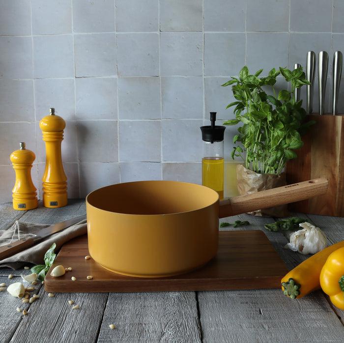 ogo living Casserole en aluminium ECTOR jaune 20cm