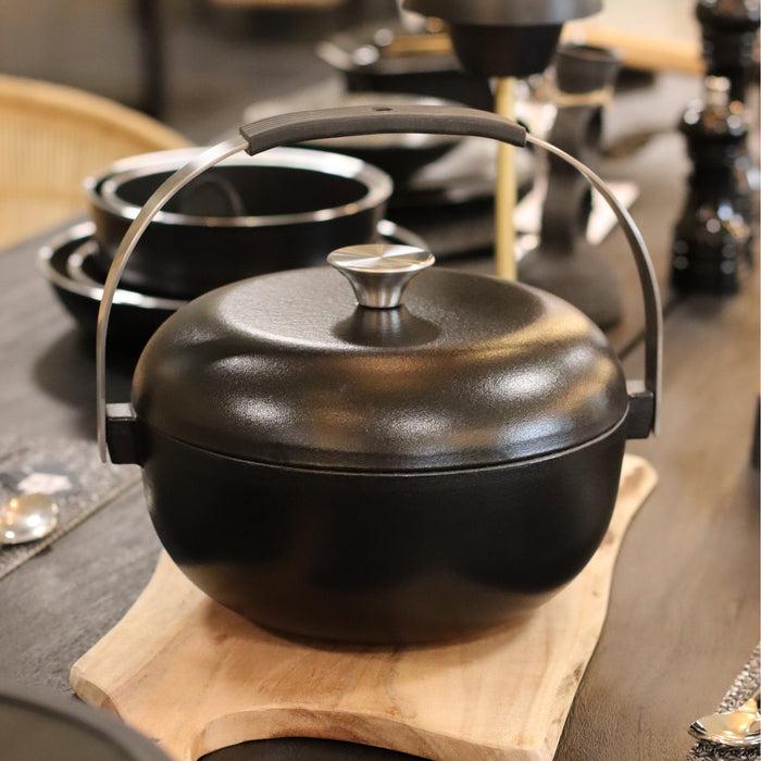 Ogo Living Cocotte En Fonte OLAF Noire 24cm