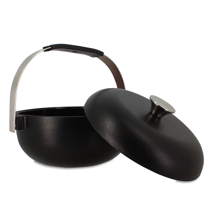 Ogo Living Cocotte En Fonte OLAF Noire 24cm