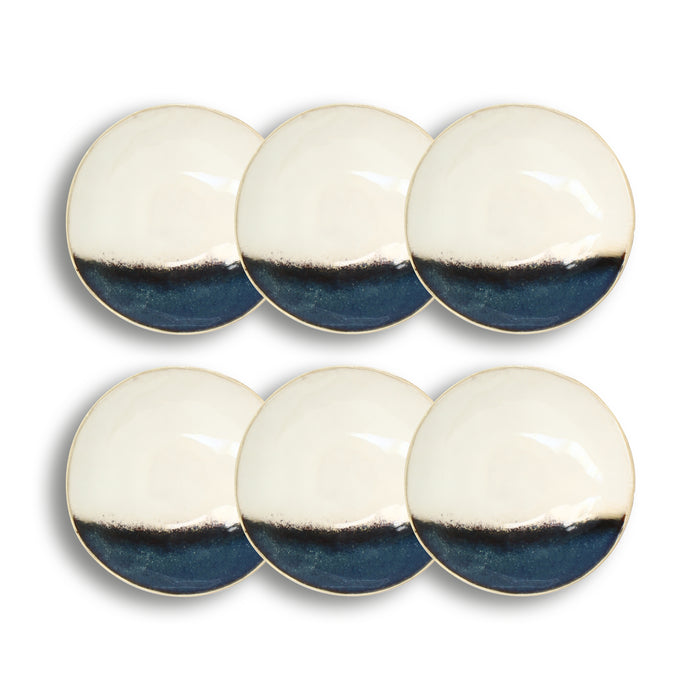 Ogo Living Coupelle KATANGA Blanche Et Bleue 20cm