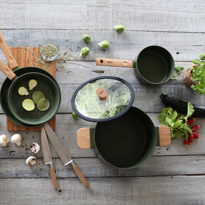 ogo living Faitout en aluminium ECTOR kaki 24cm