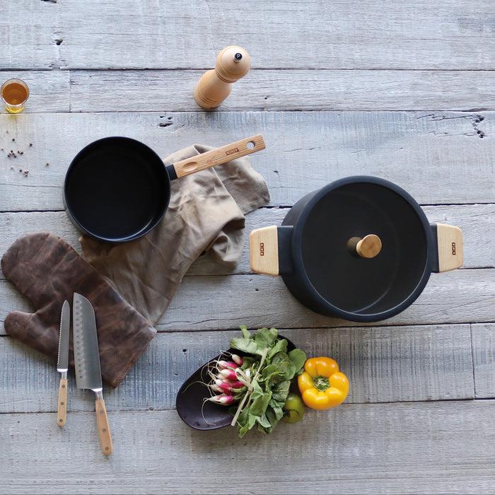 ogo living Faitout en aluminium ECTOR noir 24cm