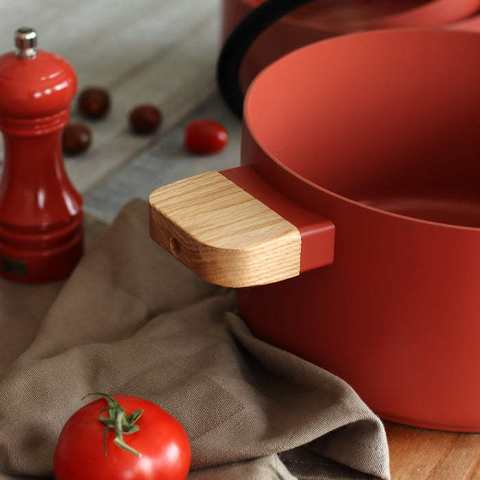 Ogo Living Faitout En Aluminium ECTOR Paprika 24cm