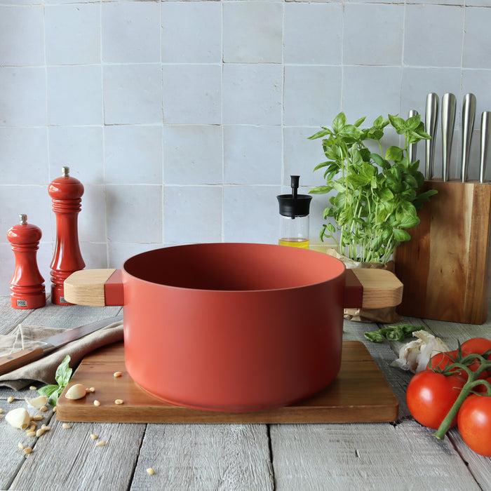 Ogo Living Faitout En Aluminium ECTOR Paprika 24cm