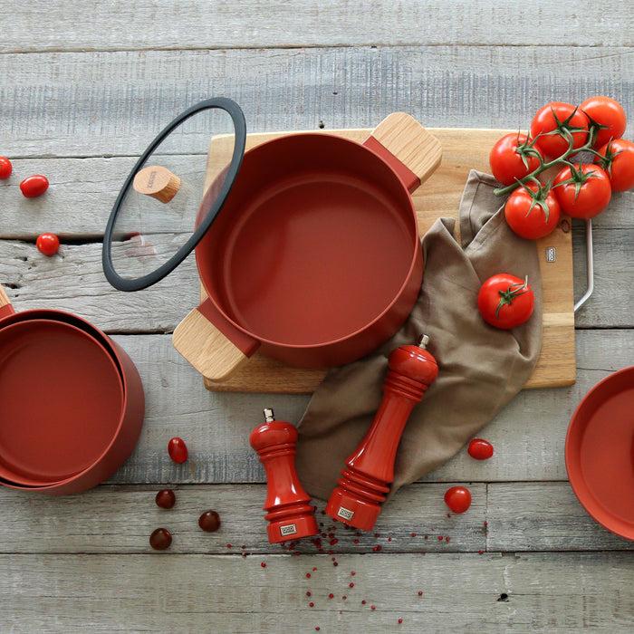 ogo living Faitout en aluminium ECTOR paprika 24cm