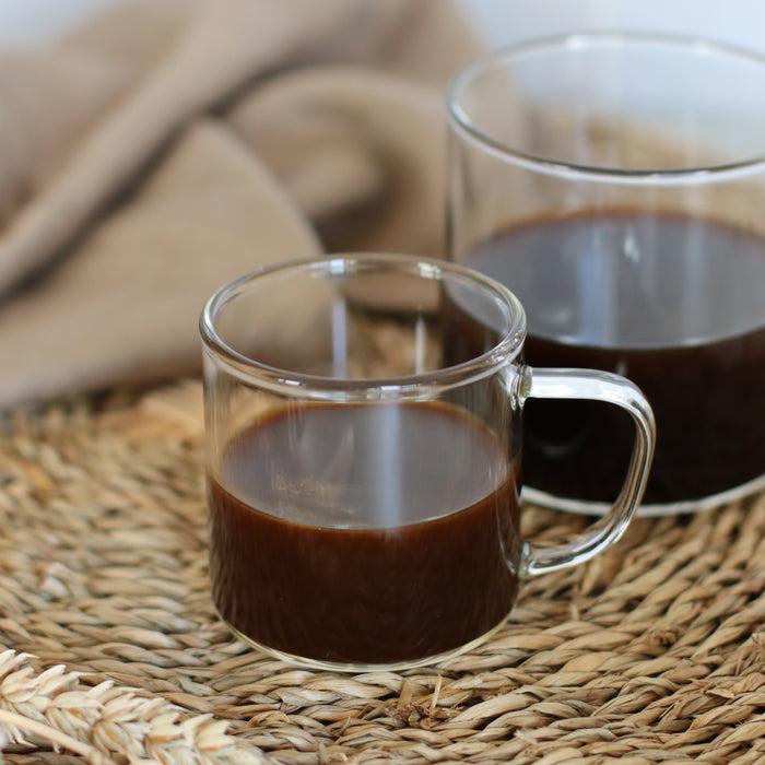 ogo living Lot de 4 tasses en verre HELYA 12cl